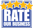button rate our business satisfaction form